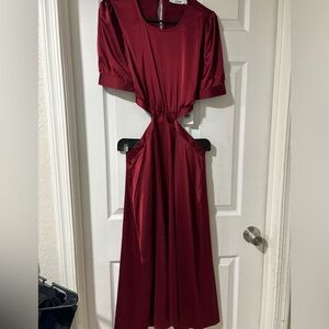 Burgundy/wine dress